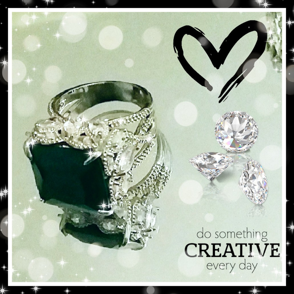 π±THE "QUEEN EMERALD" 38CT CUSHION RINGπ± - Picture 2 of 8